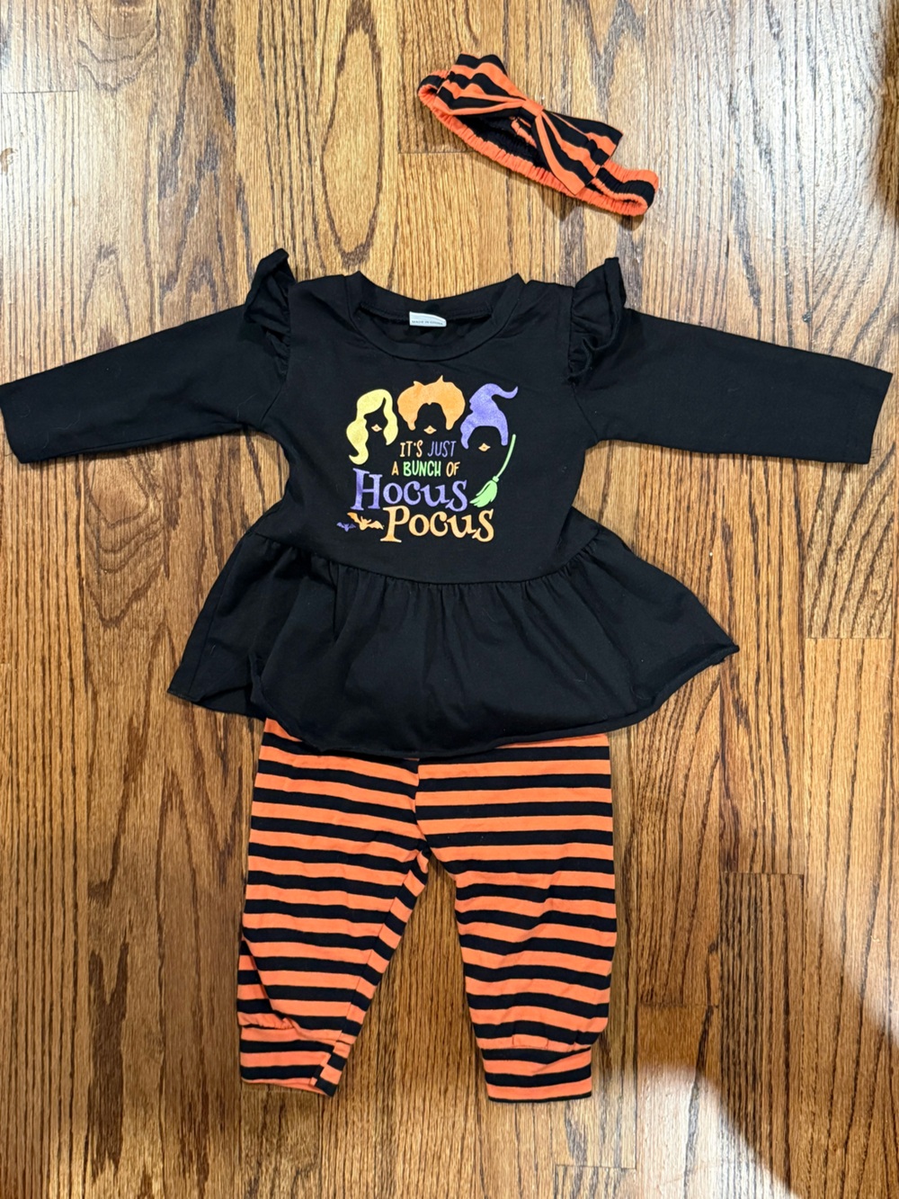 Baby Halloween Hocus Pocus Top and Leggings Set